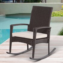 Assembled outdoor deals rocking chairs